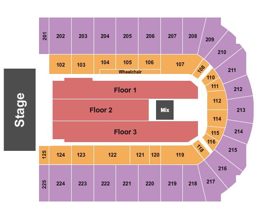 War Memorial Arena Kevin Hart Seating Chart